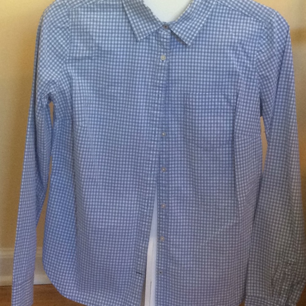 Gingham long sleeve shirt